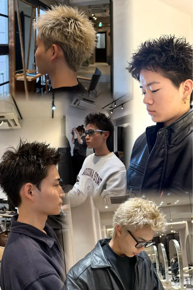 【✨フルチェンジご褒美価格❗️✨】メンズカット+パーマ+艶カラー+最新トリートメントの写真