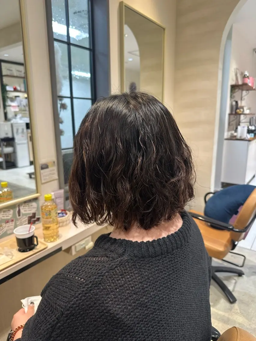 パーマ パーマ 林部 りおのヘアスタイル