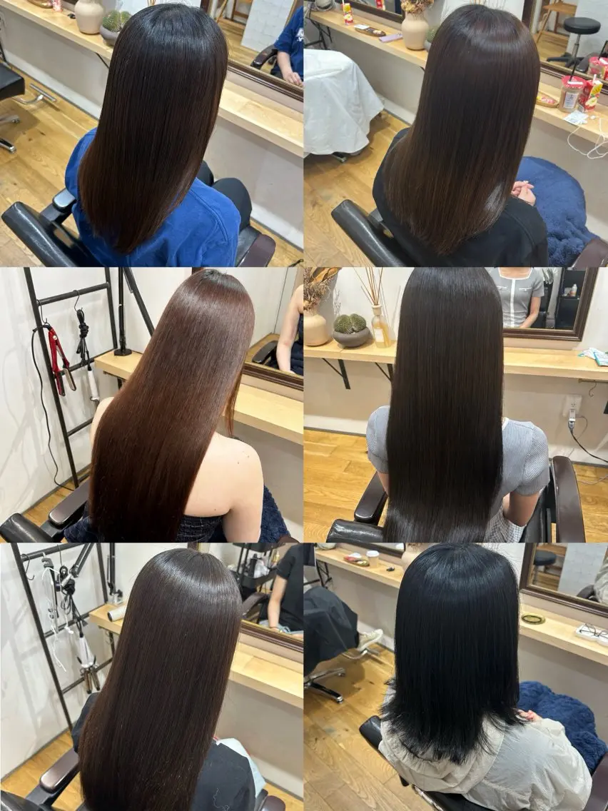 ロング カット 縮毛矯正 銀座/レイヤー/ 縮毛矯正/鈴木のヘアスタイル