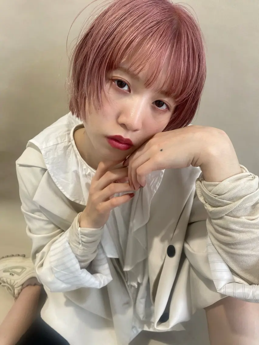 ショート 大山 茶子のヘアスタイル