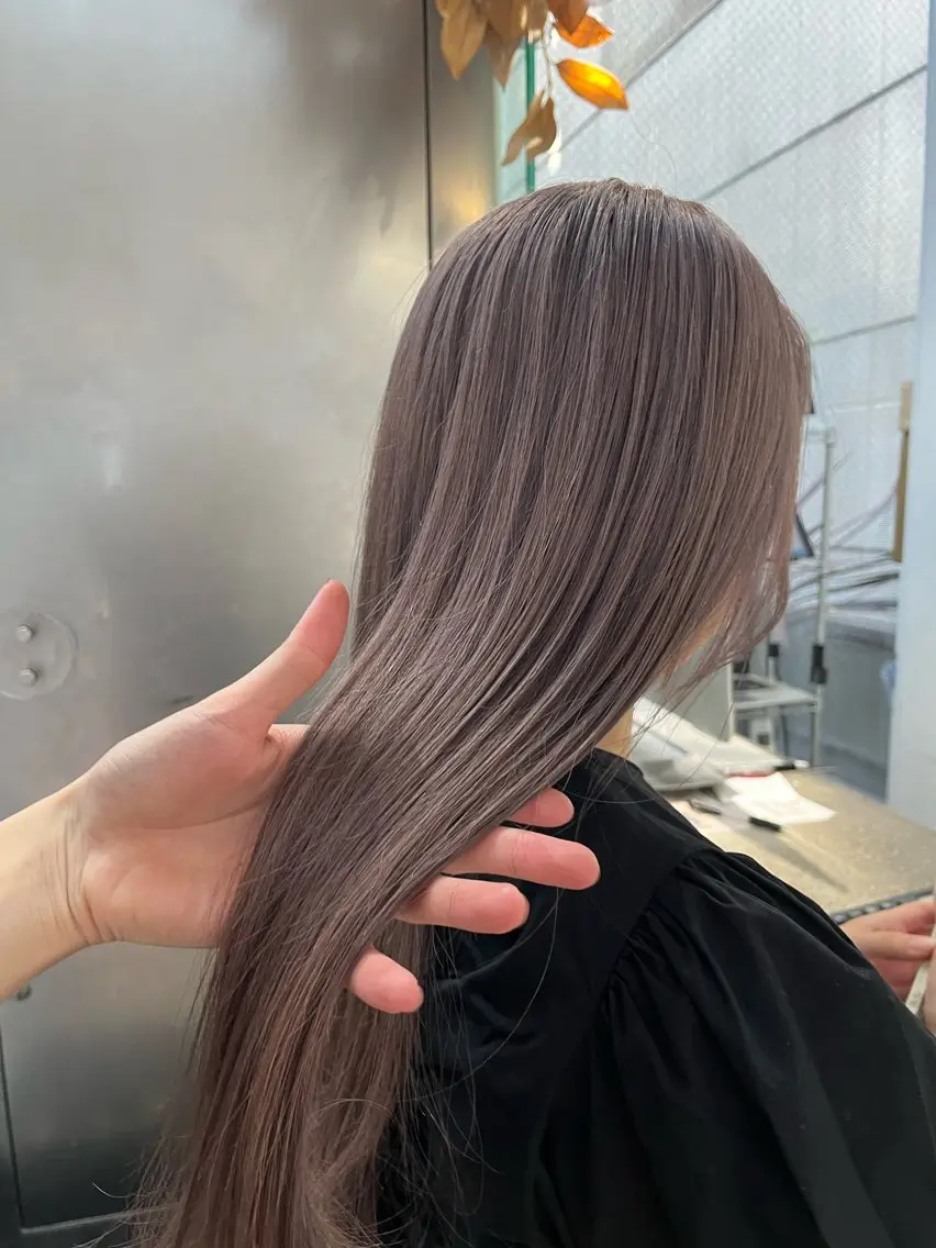 ロング カラー ヘアカラー 【CHERIE】天神 大名サロン💫りんのヘアスタイル