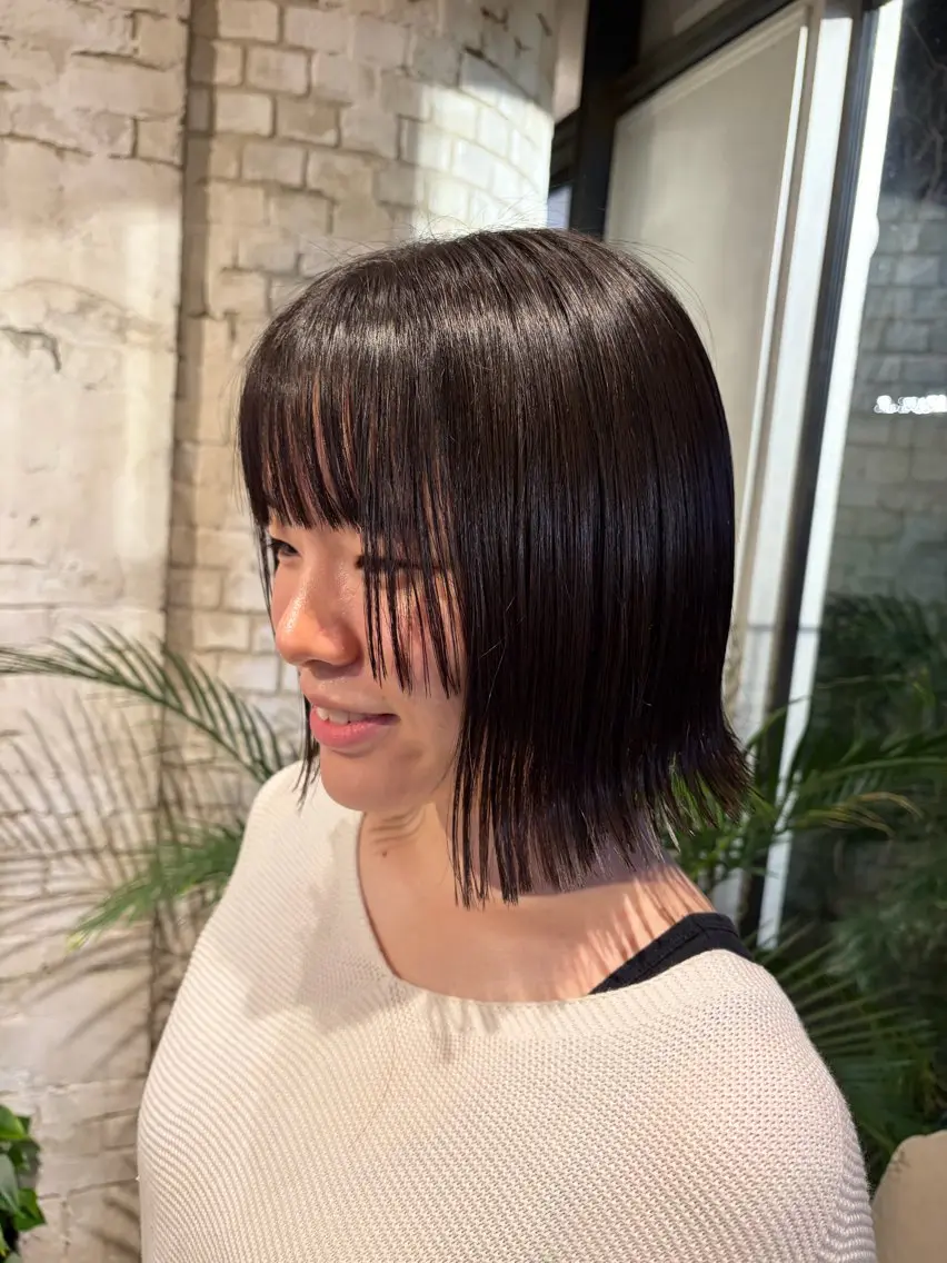 ショート ボブ 杉崎 朝佳のヘアスタイル