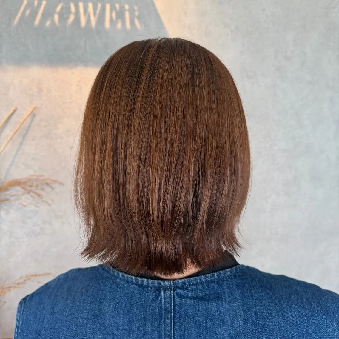 ミディアム カラー カット ヘアカラー トリートメント ’Flower’ Ayakaのヘアスタイル