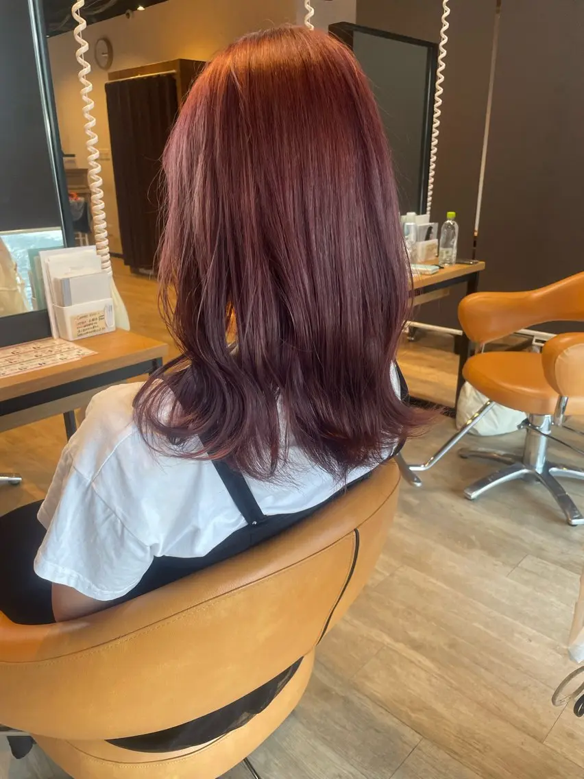 ミディアム カラー ダブルカラー ヘアカラー トリートメント 髪質改善/ブリーチ 田代 龍我のヘアスタイル