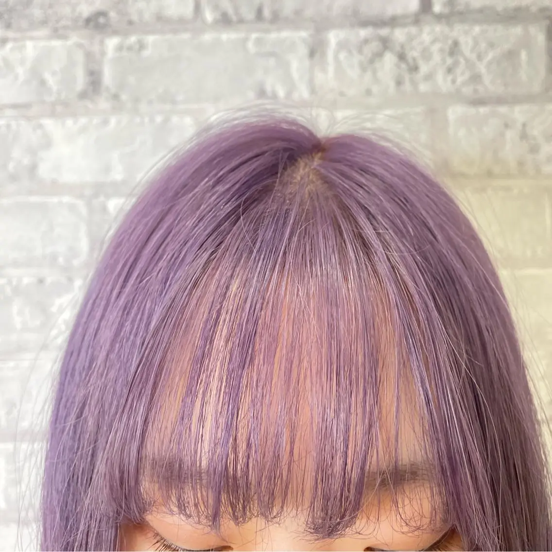ミディアム カラー ヘアアレンジ ブリーチ ラベンダーカラー カット ヘアカラー トリートメント 秋山 幸太のヘアスタイル