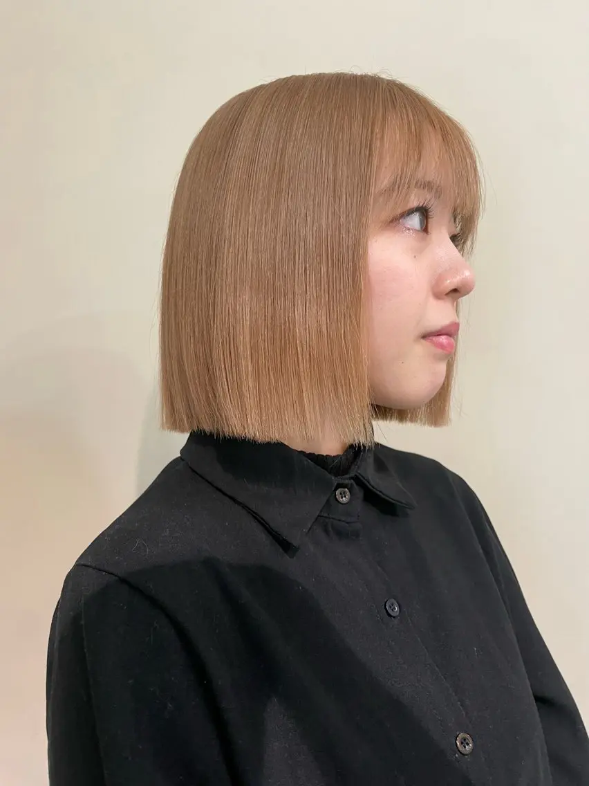 ミディアム カット ヘアカラー 🐶メンズカット SYUMA🐶のヘアスタイル