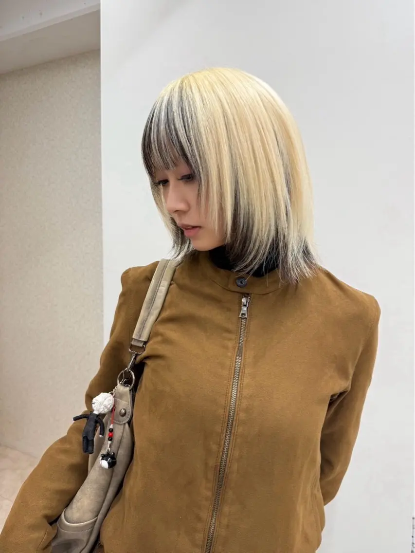 ミディアム ヘアカラー カラーモデル募集中 Rei🐈‍⬛/大宮のヘアスタイル
