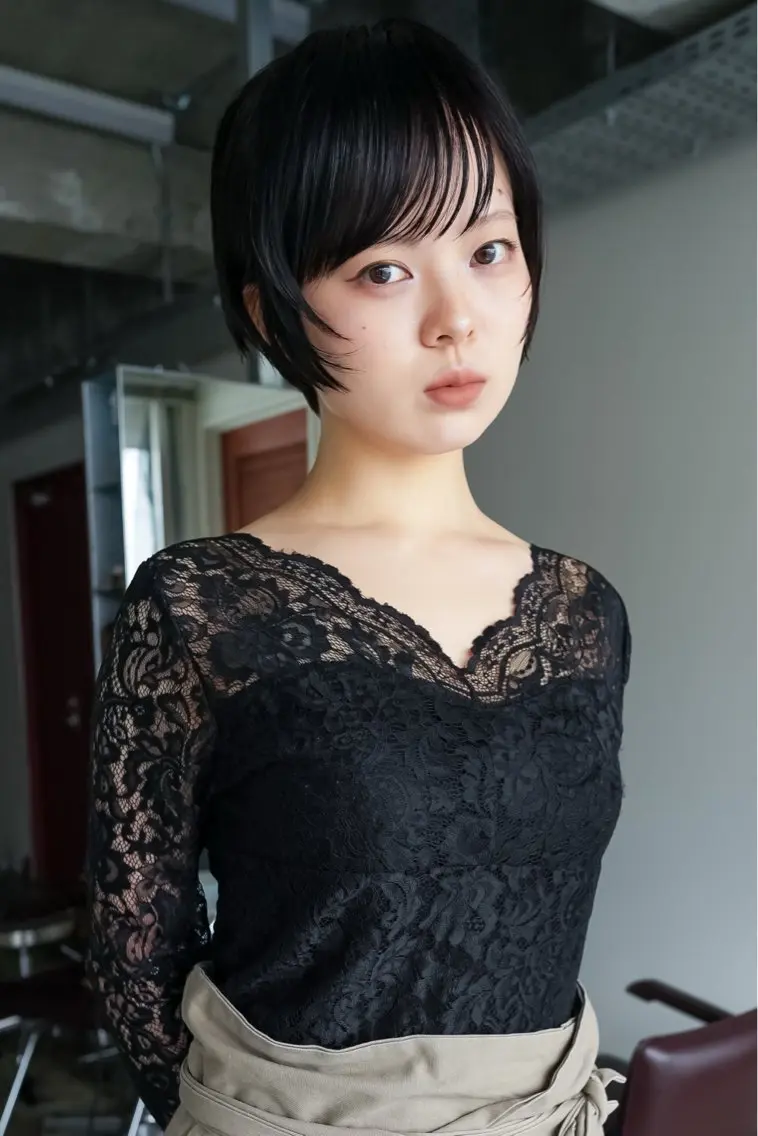 ショート パーマ shimoozaki Kazuyaのヘアスタイル