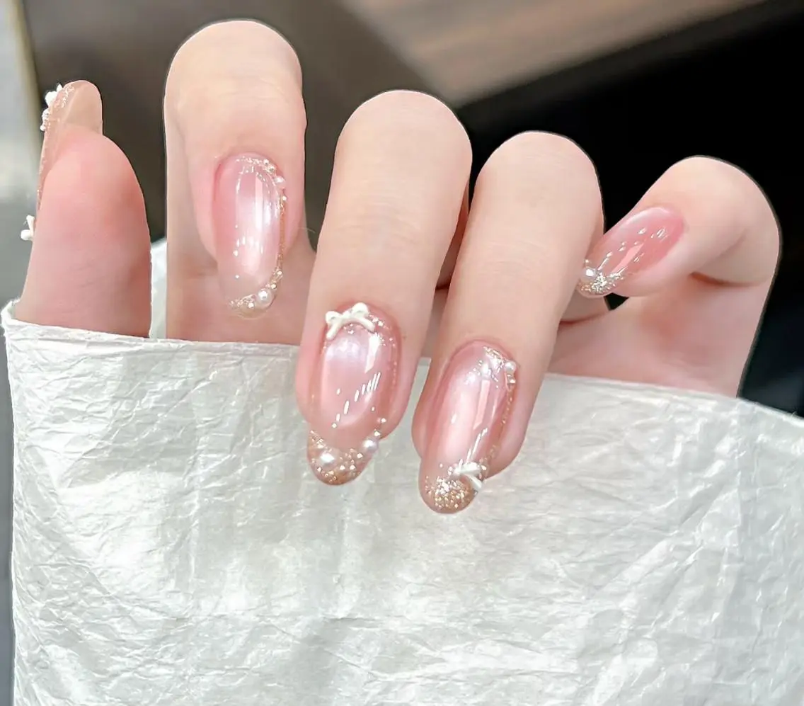 キッズ ハンドネイル ハンドケア 🍑 momo_nailのネイルデザイン