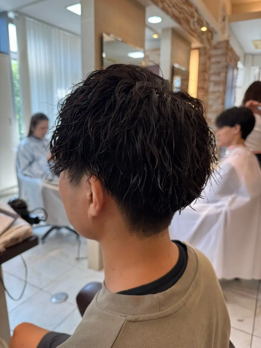 パーマ メンズ カット パーマ ⭐️メンズパーマ 宮野翔⭐️のヘアスタイル