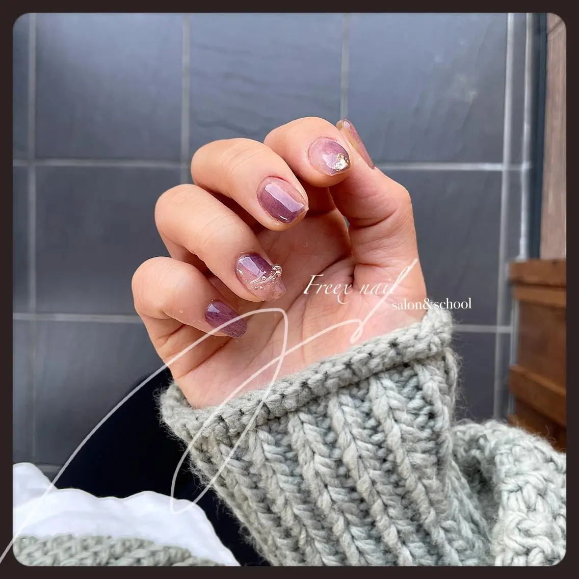 ネイル ハンドネイル ハンドケア freex nail /ニュアンス/個性派のネイルデザイン