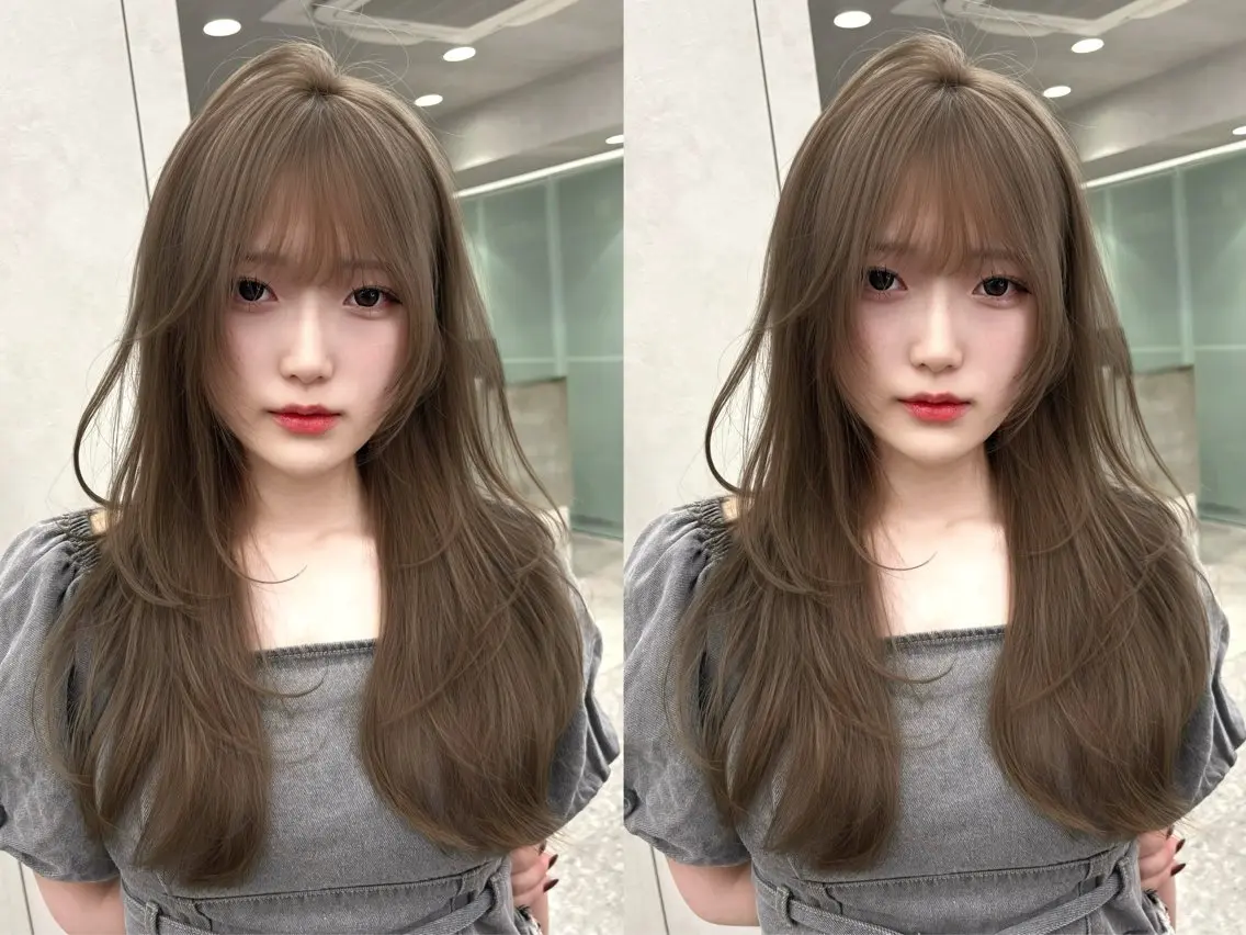 ロング ロング カット ヘアカラー トリートメント 谷川が作る熊本1🥇 レイヤーカットのヘアスタイル