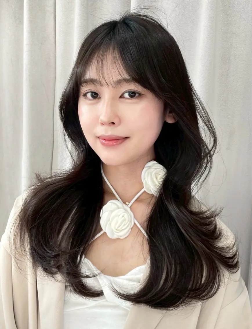 カラー 白石 瑠愛のヘアスタイル