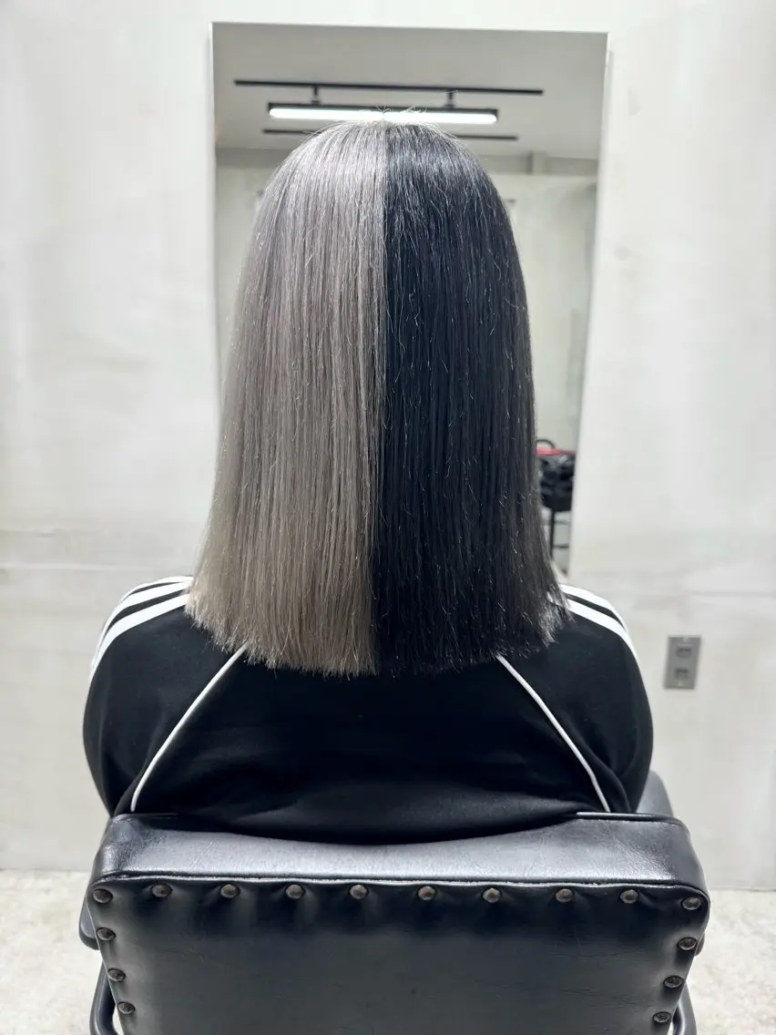 ミディアム カラー ヘアカラー トリートメント S.BLOOM 川崎 翔哉のヘアスタイル