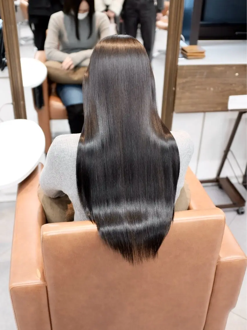 ロング カット 縮毛矯正 トリートメント 💎【髪質改善/縮毛 矯正/橋本健】💎のヘアスタイル