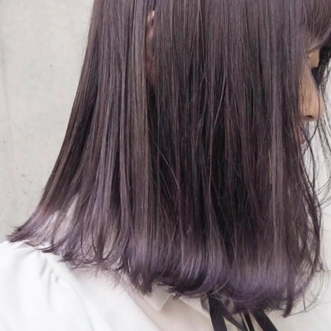 セミロング カラー パーマ ヘアアレンジ アッシュ デザインカラー イヤリングカラー グラデーションカラー インナーカラー 髪質改善🫧ベージュ 椙山 響のヘアスタイル