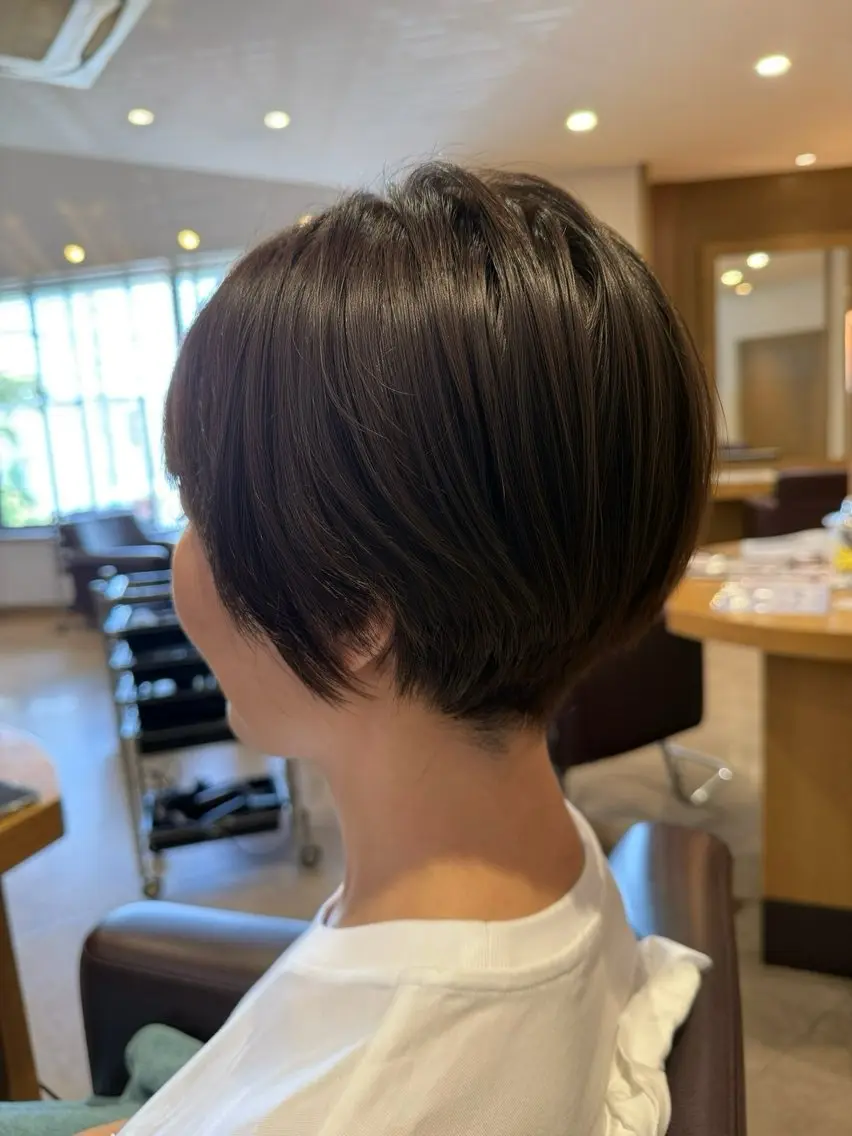 ショート カット ヘアカラー トリートメント 津田 幹太のヘアスタイル