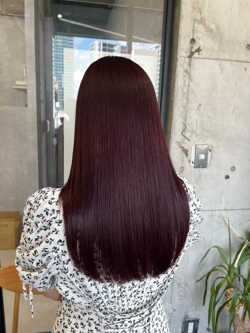 ロング カラー トリートメント カット ヘアカラー トリートメント NUMBER 天王寺 🌼yuriのヘアスタイル