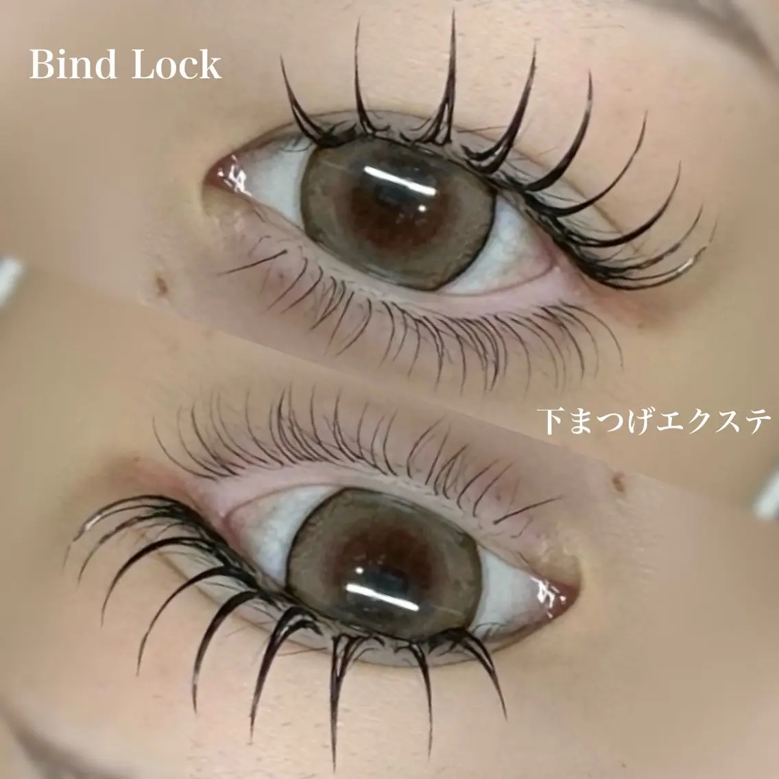 マツエク・マツパ マツエク NOA名駅束感まつげ ×眉毛SENA🎀のマツエク・マツパデザイン