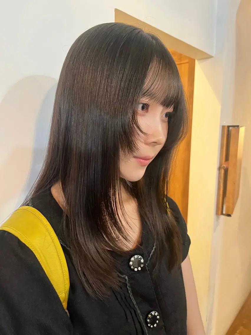 ミディアム カラー ヘアカラー loty _nanamiのヘアスタイル