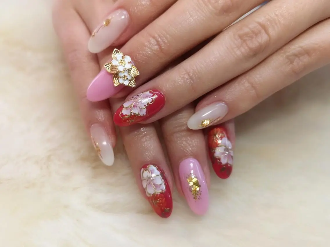 ネイル ハンドネイル nailart ecritのネイルデザイン