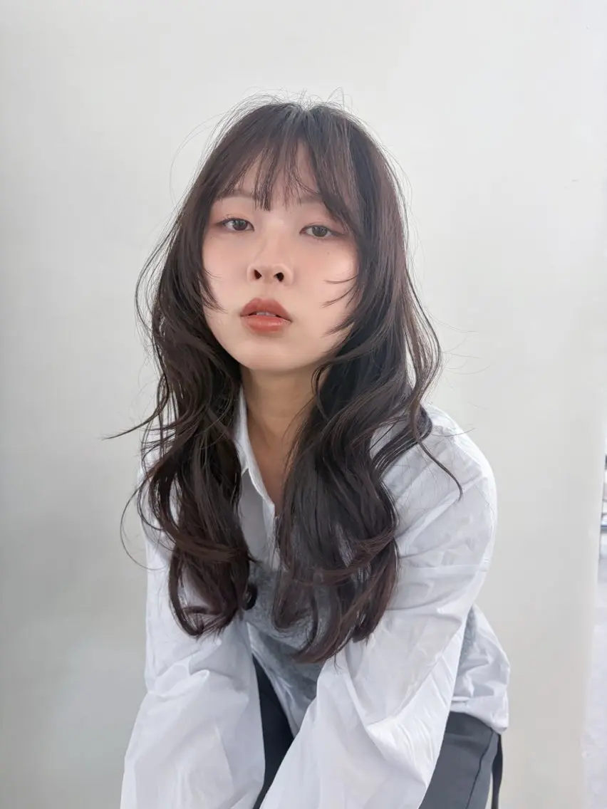 セミロング 似合わせ/ヘアケア /梅田‎🤍sayaのヘアスタイル