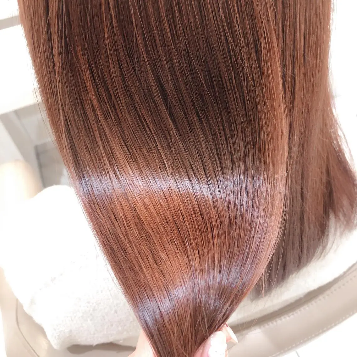 ロング 髪質改善 トリートメント カット トリートメント 三箇島陽香/髪質改善 クロスパーマ縮毛矯正のヘアスタイル