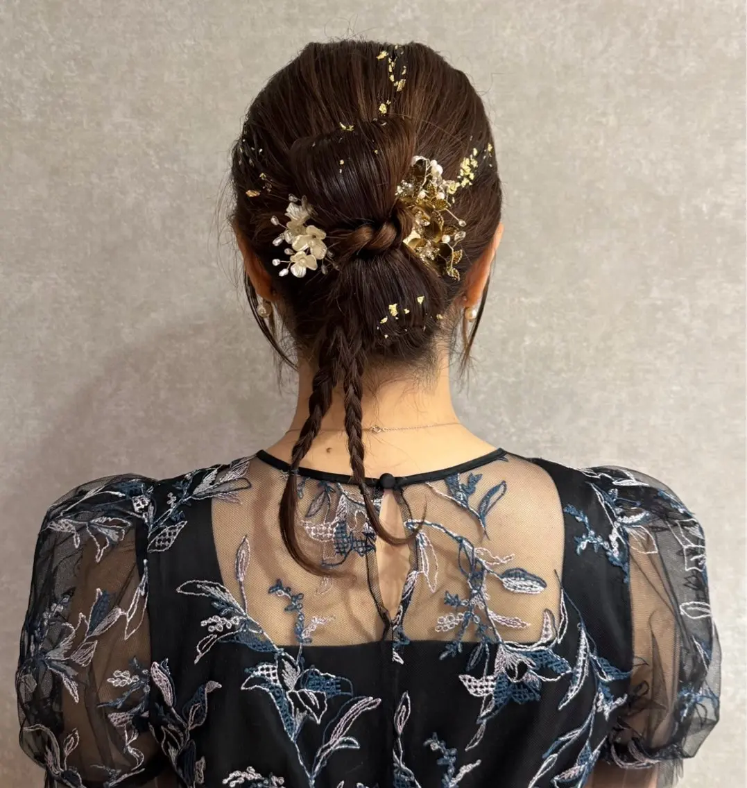 ヘアアレンジ ヘアセット 💎寒色特化💎 透明感カラーみきのヘアスタイル