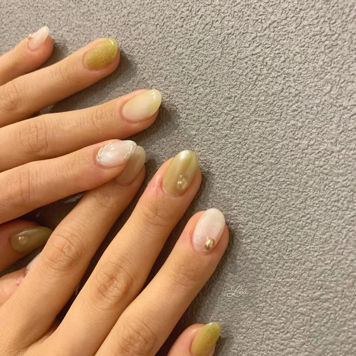 ネイル ジェルネイル パラジェル Léa nailのネイルデザイン