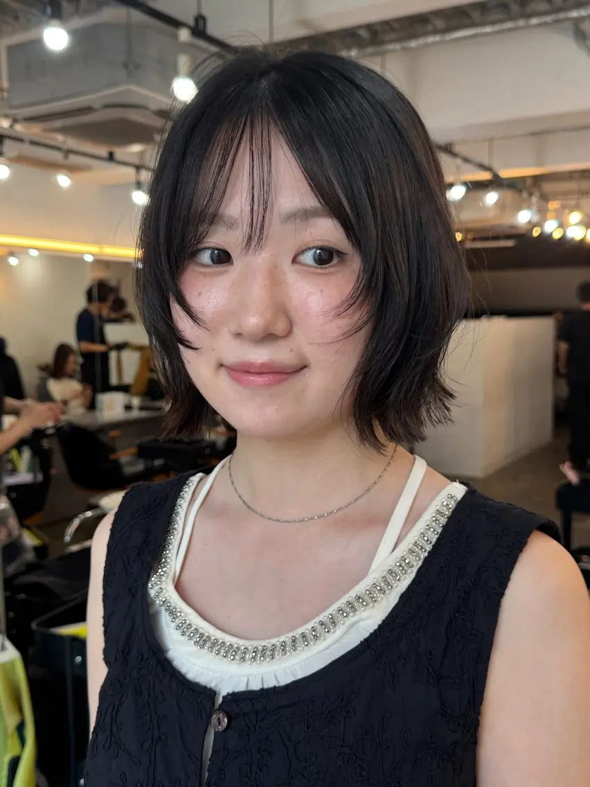 ショート ボブレイヤー ボブ レイヤーカット カット ヘアカラー トリートメント アンニュイレイヤー/ 火ノ見🪡のヘアスタイル