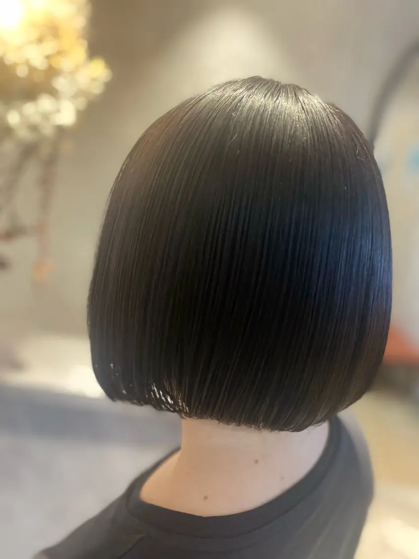 ショート カット ✨似合わせボブ✨ 縮毛矯正のヘアスタイル