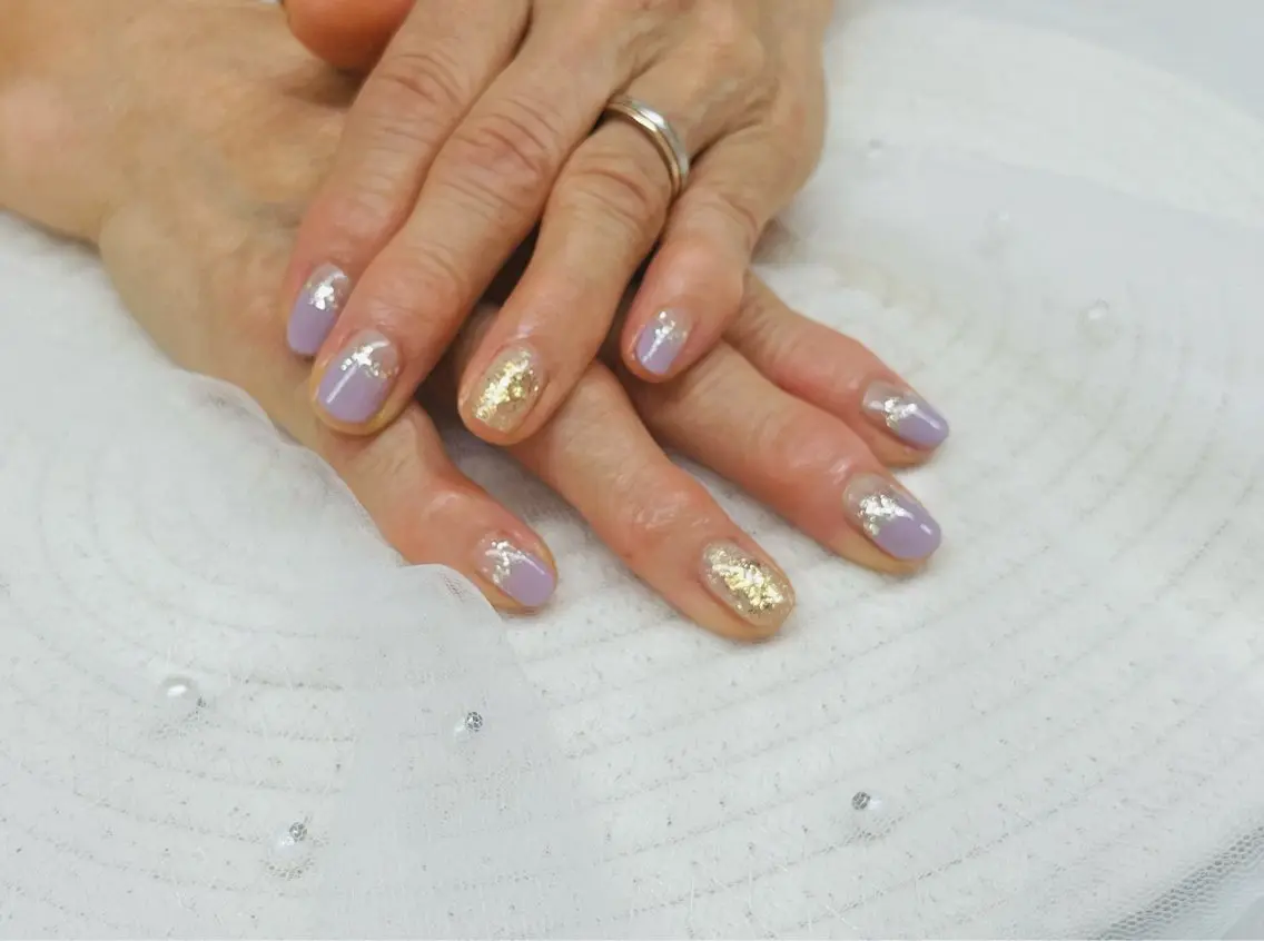 ネイル アートネイル ジェルネイル ホログラムネイル キラキラネイル ラメ(グリッター) nail.add. miyukiのネイルデザイン