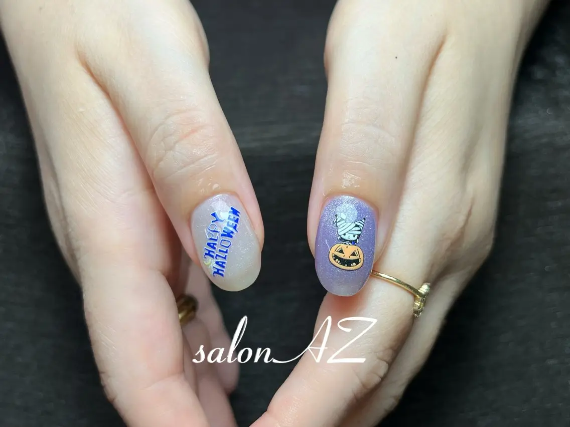 ネイル アートネイル 長さ出し フットネイル フレンチネイル ジェルネイル ハンドネイル salon AZのネイルデザイン