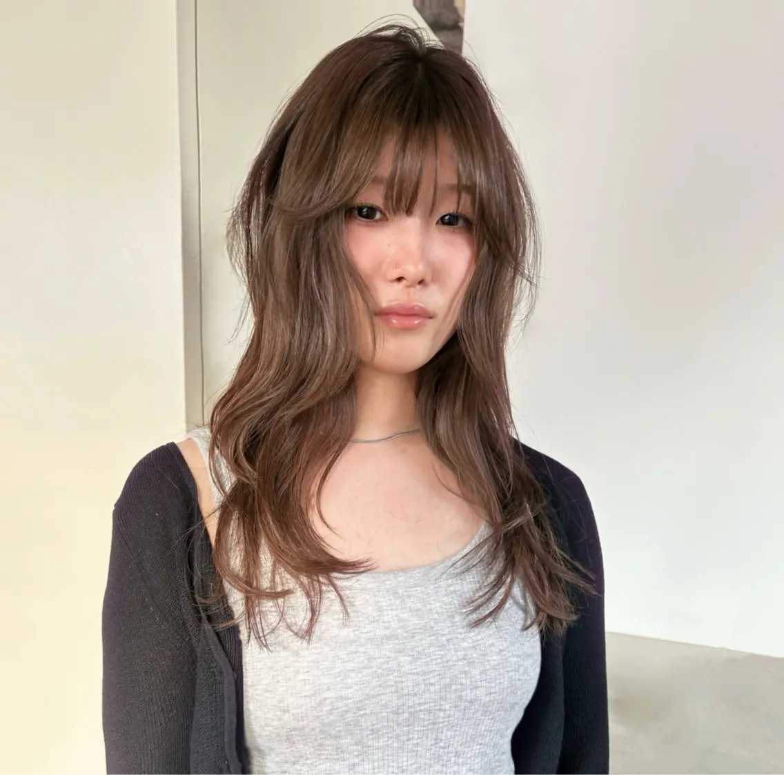ロング カラー ヘアアレンジ ブリーチ ヘアカラー 🎀suzuna 透明感colorのヘアスタイル