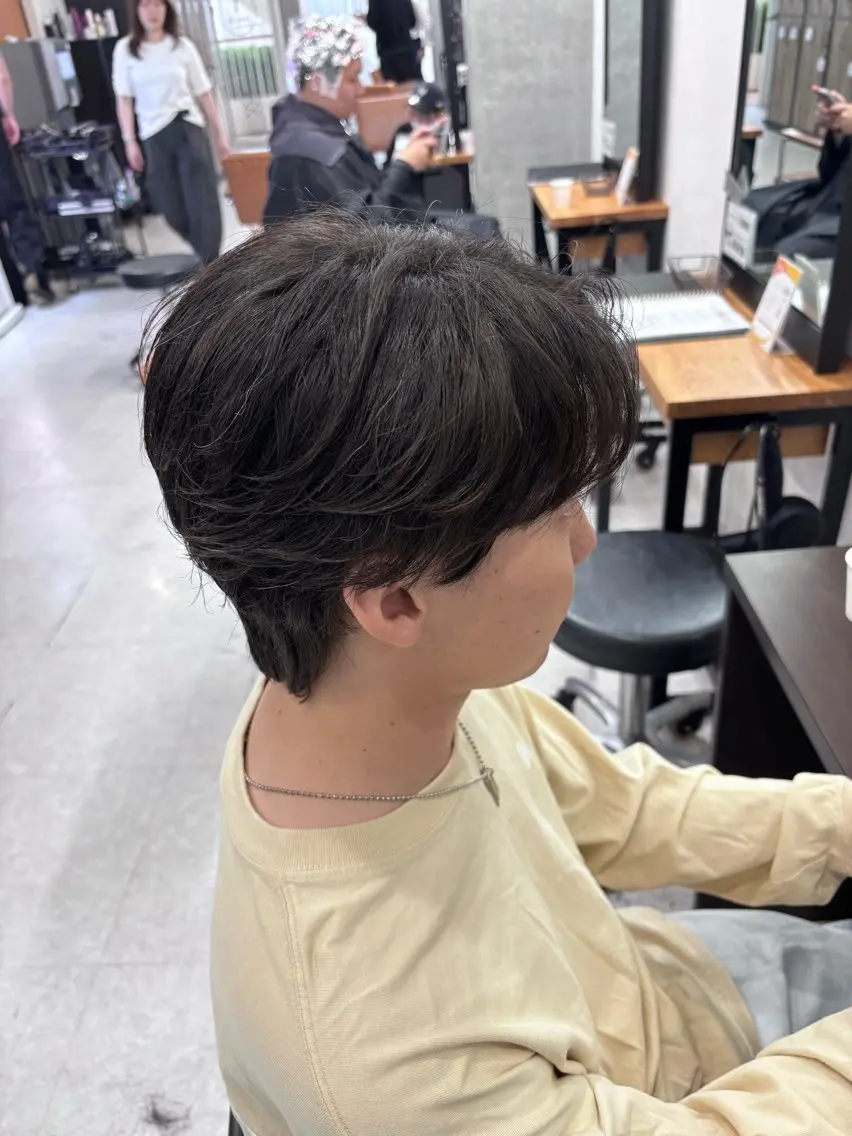 メンズ パーマキング 🇰🇷yutoのヘアスタイル