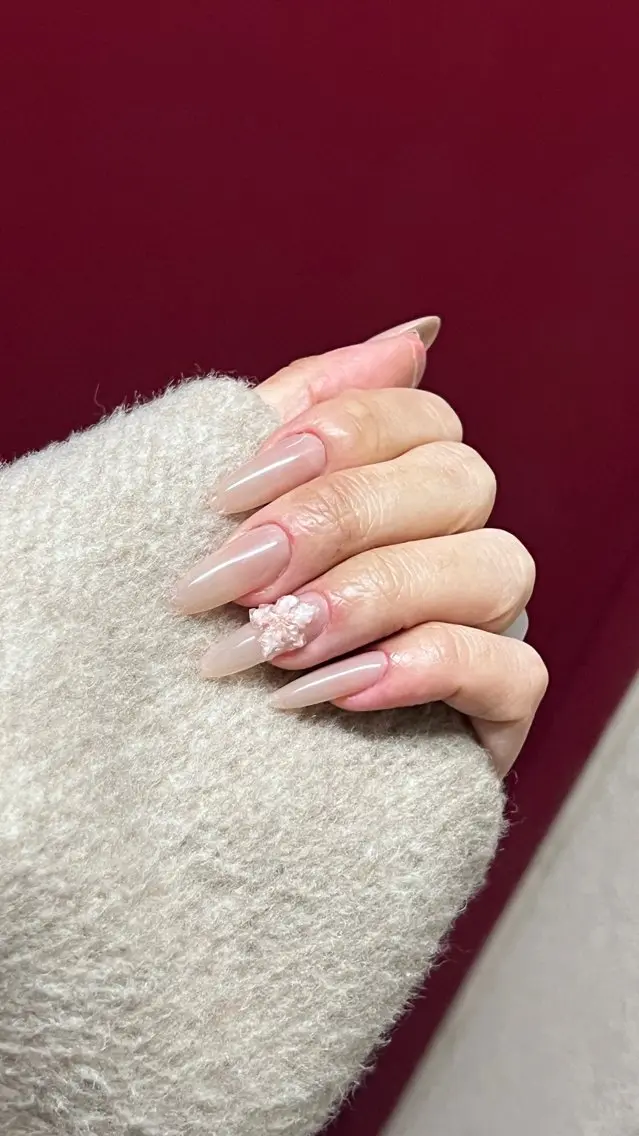 ネイル アートネイル 長さ出し Sg nailsalonのネイルデザイン