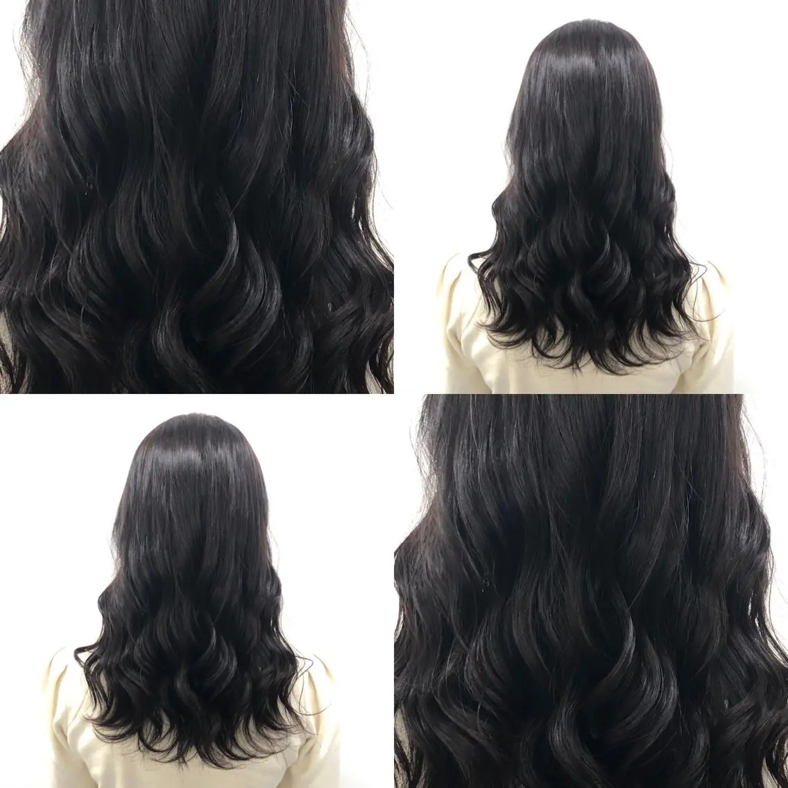 ロング カラー パーマ ヘアアレンジ メンズ キッズ ネイル マツエク・マツパ 上品＆韓国風 🥀海心🥀のヘアスタイル