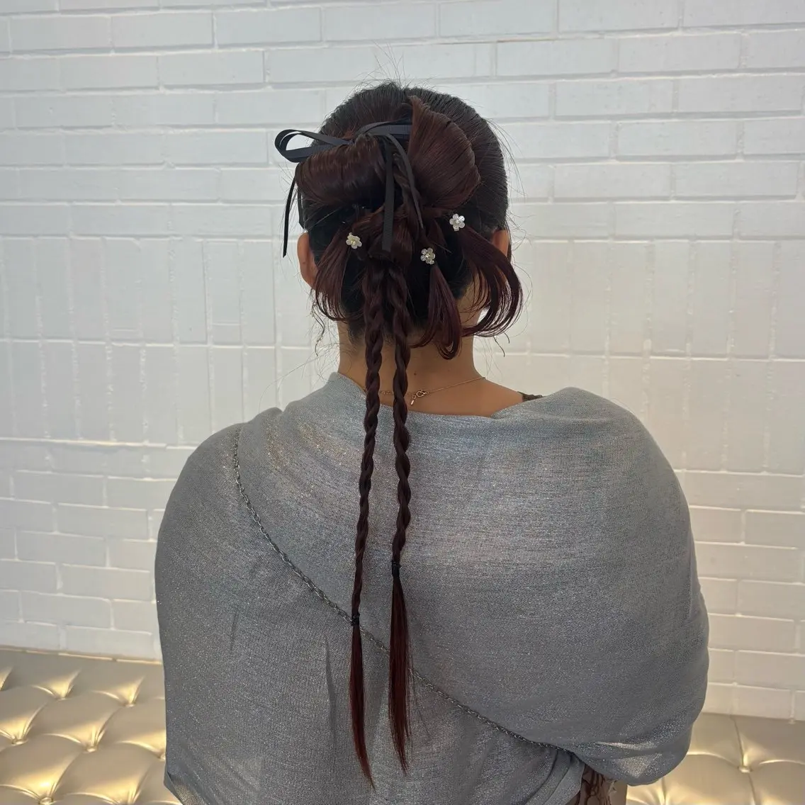 ロング ヘアアレンジ エクステ 似合わせカット ヘアセット レイヤー sala 推しカラー職人🎀のヘアスタイル
