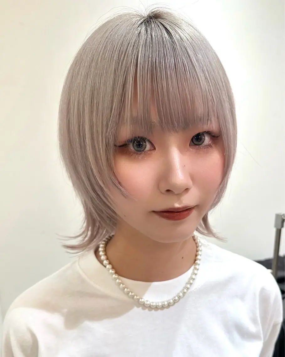 ミディアム カラー カット ヘアカラー Say. Reeのヘアスタイル