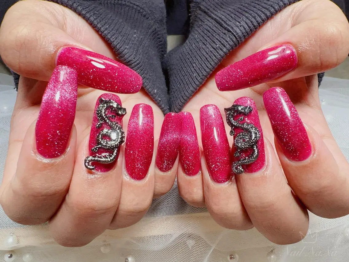 ロング カラー ネイル ハンドネイル Nail NaNaのネイルデザイン