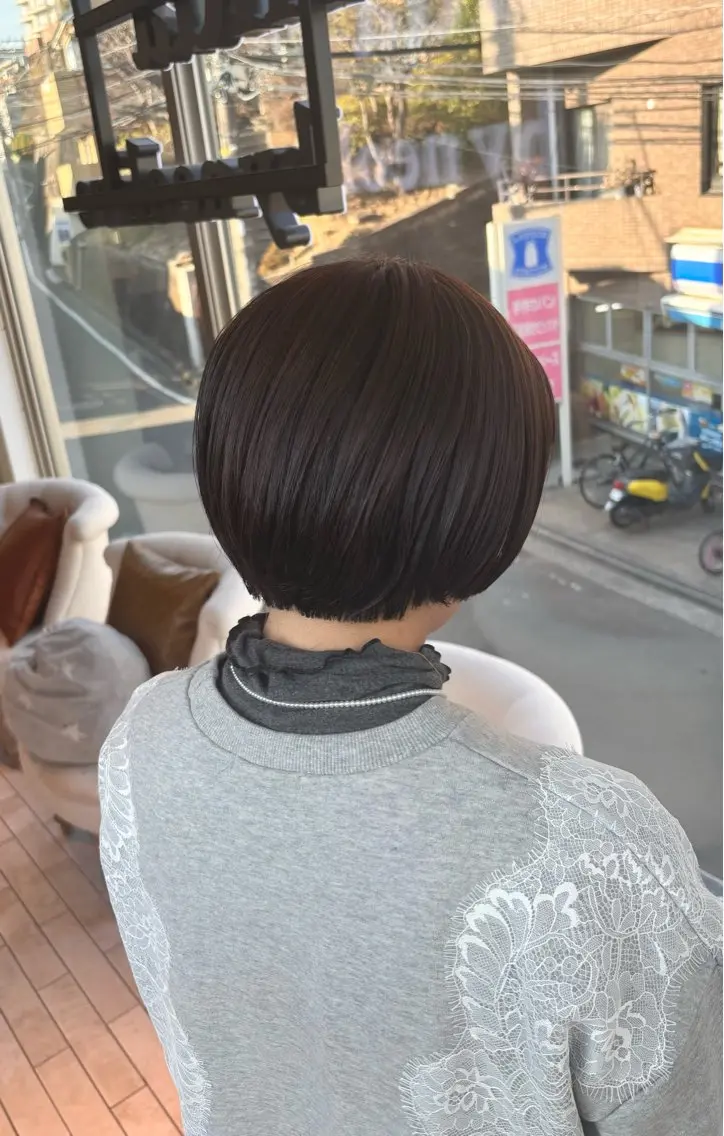ショート 🎀すず🎀レディー ス/メンズのヘアスタイル