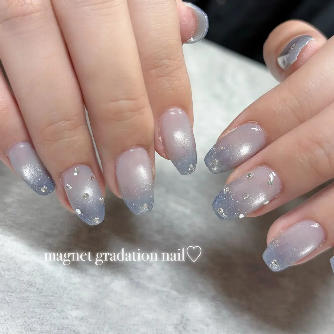 ネイル グラデーション マグネットネイル Haruka 【Protea】のネイルデザイン