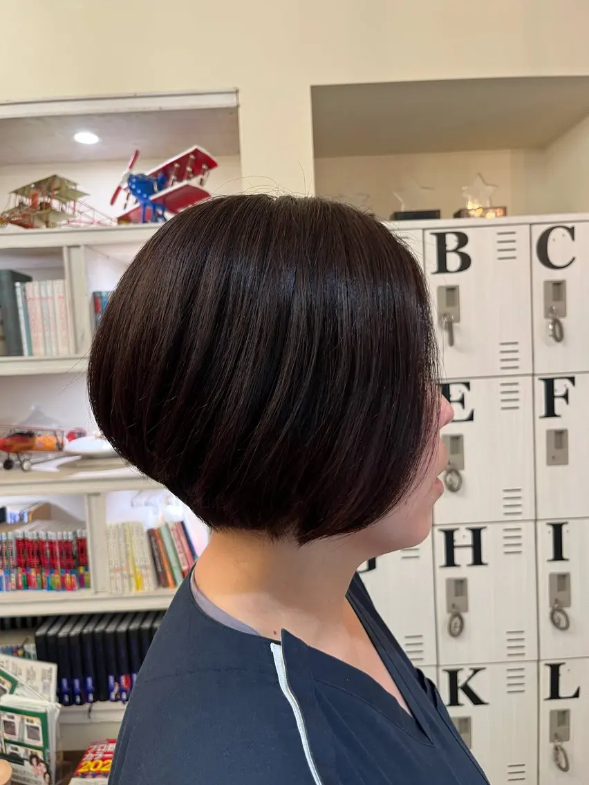 ショート くせ毛 トミタ ミヅキのヘアスタイル