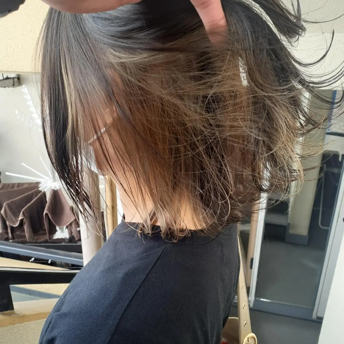 ミディアム カラー インナーカラー カット ヘアカラー トリートメント 🔳髪質改善🔳 岡本陽のヘアスタイル