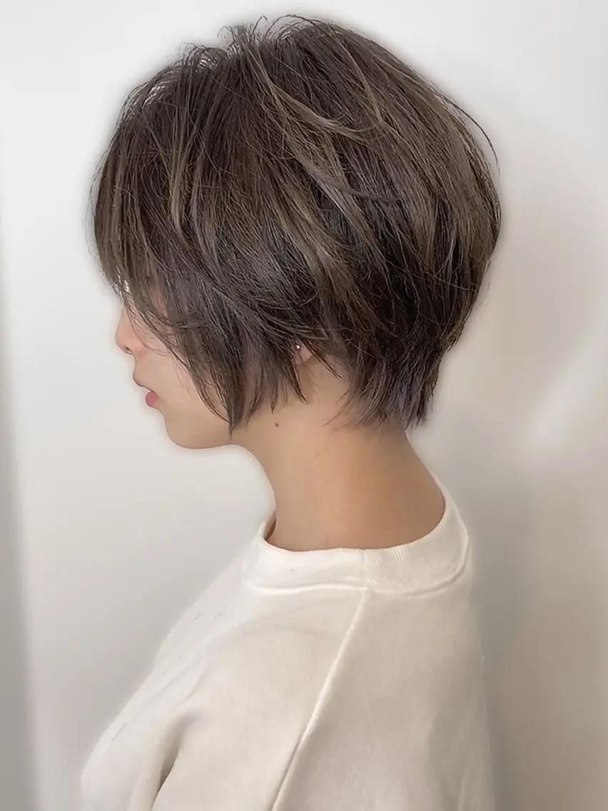 ショート カラー カット ヘアカラー トリートメント 【店長】韓国ヘア/ 美髪ケア 野沢綾馬のヘアスタイル