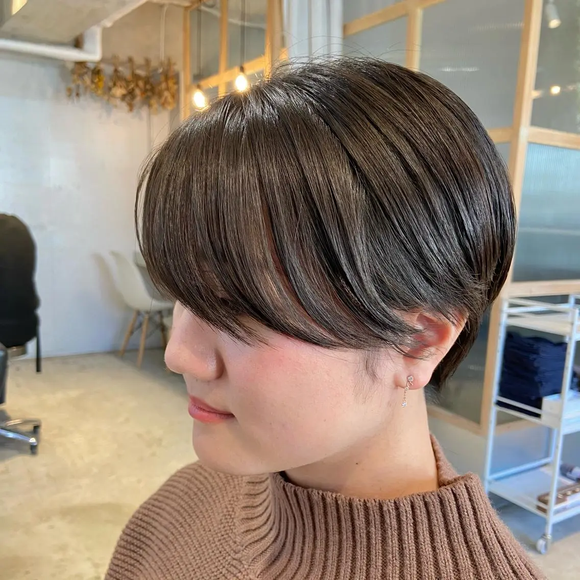 ショート ショートボブ 丸みショート ボブ ショートヘア なかまみさと 🌼極上ヘッドスパのヘアスタイル