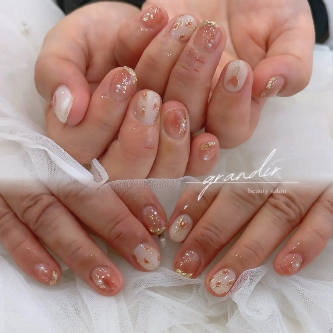 ネイル ハンドネイル grandir🦋 MOMOKAのネイルデザイン