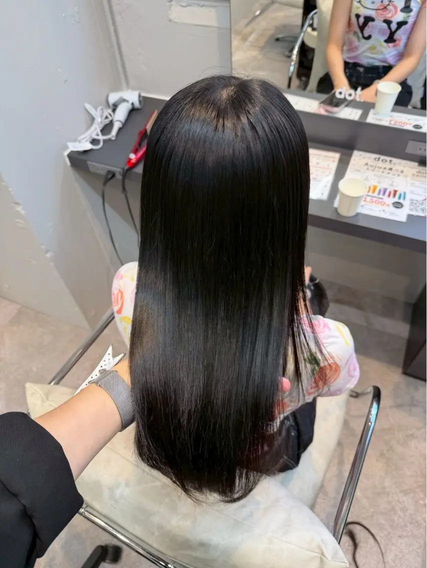 ロング カラー 透明感カラー ロング 透明感カラー🩵 ワンホンカラー/えりのヘアスタイル