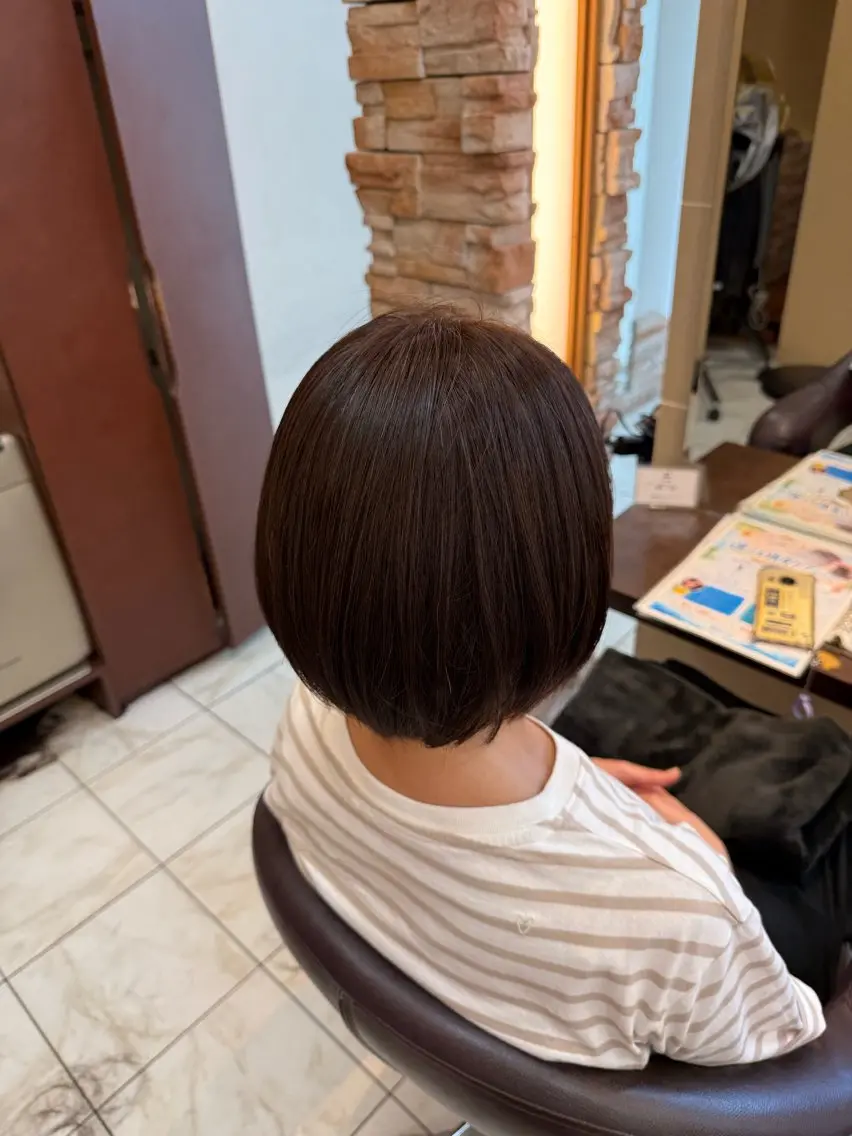 ショート レイヤーカット カット トリートメント 篠崎 大翔のヘアスタイル