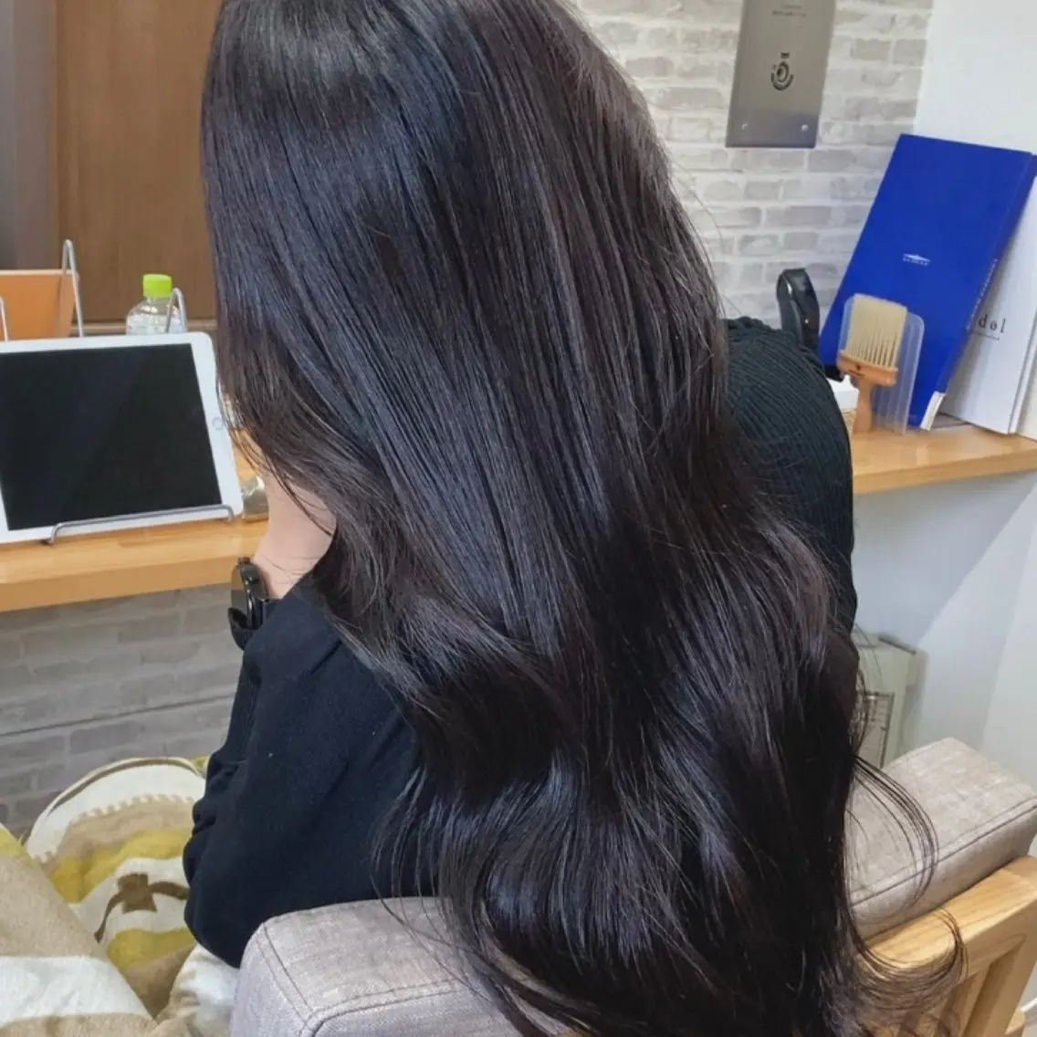 ロング カラー アディクシーカラー ラベンダーカラー ピンクカラー 宇田川 直輝のヘアスタイル